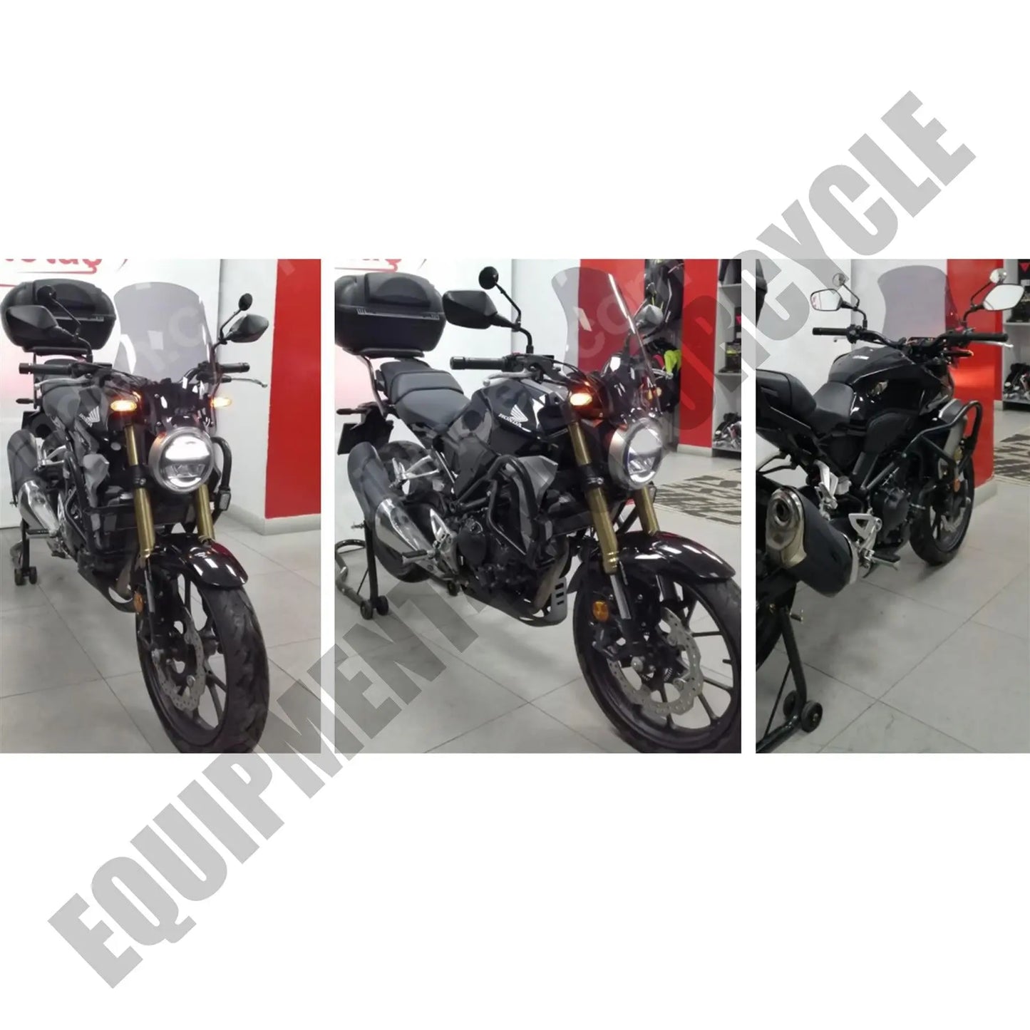 Honda CB300R touring smoke windscreen 49 cm 18-22