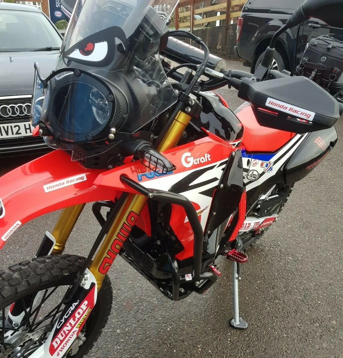 Honda CRF300 Rally Headlight Guard Acrylic Protector 2021-2025