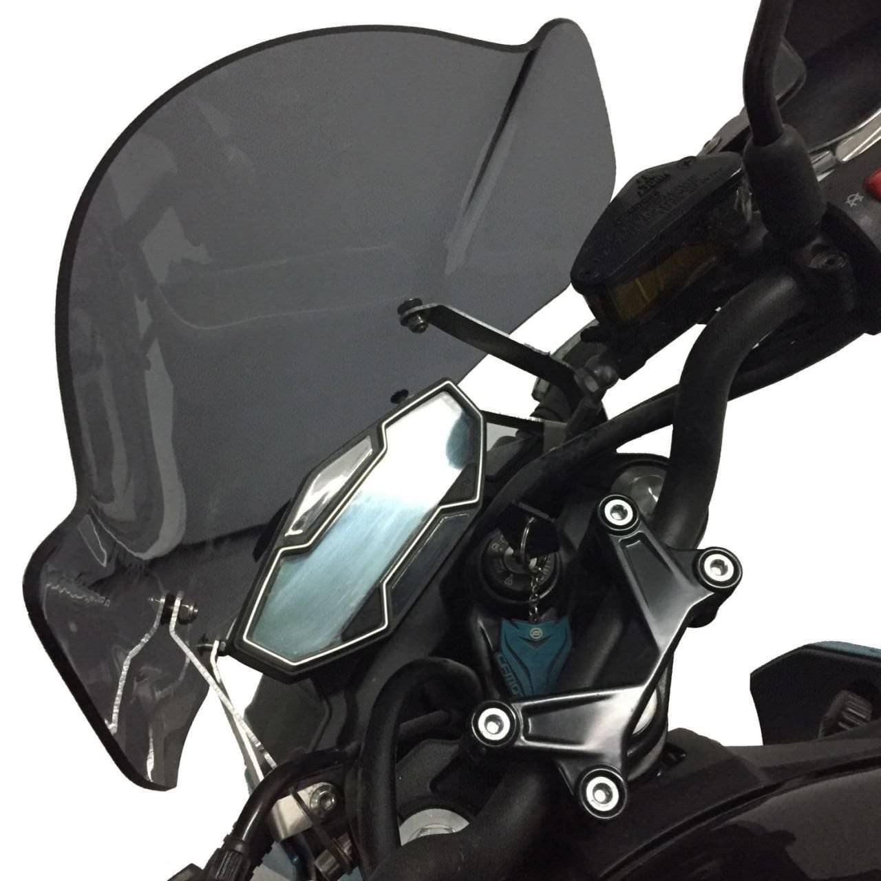 CF MOTO 650NK 400NK smoke 34 cm windscreen 18-21