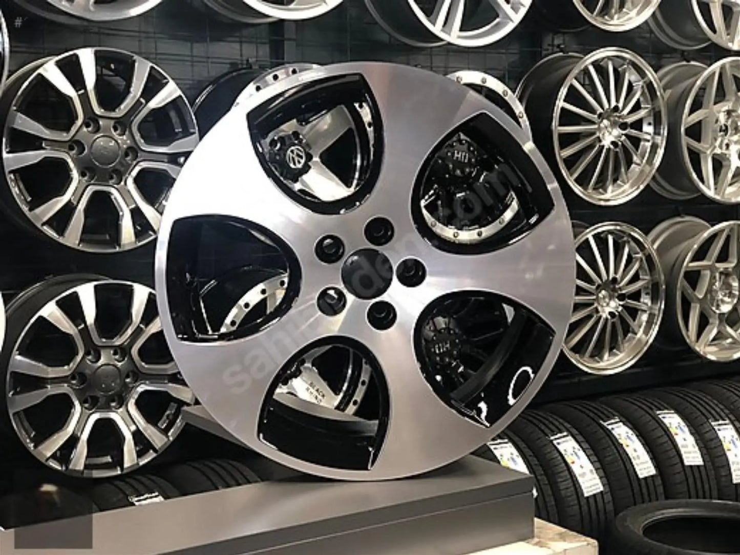 17” VW Golf MK5 GTI Monza Style Alloy Wheels - Black - Fit Volkswagen Golf