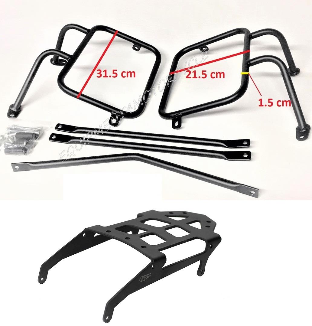Honda CRF250L/Rally Pannier Racks and Rear Rack Set 12-20