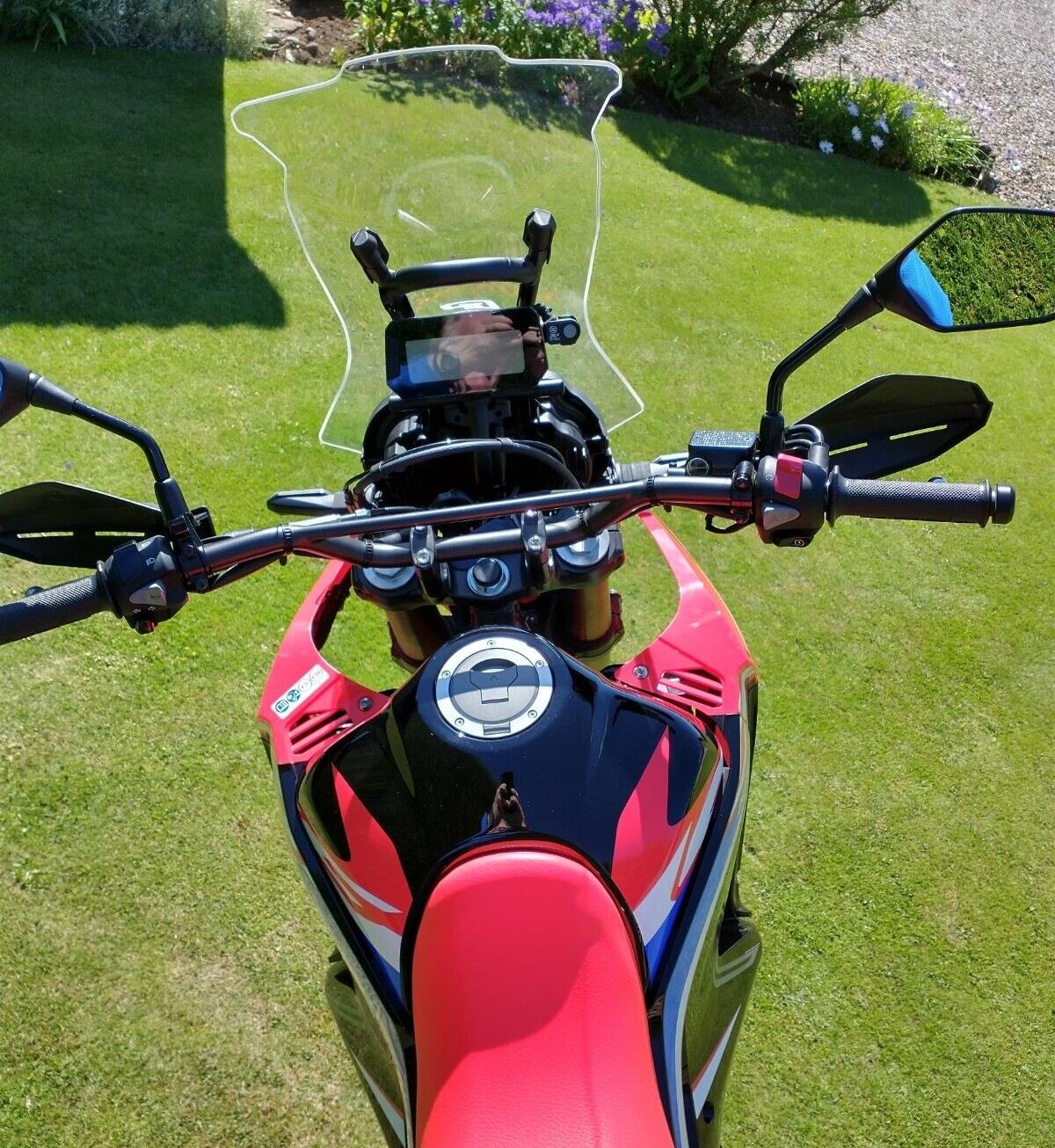 Windscreen for Honda CRF 300/250 Rally 59 cm Clear 2017-2025