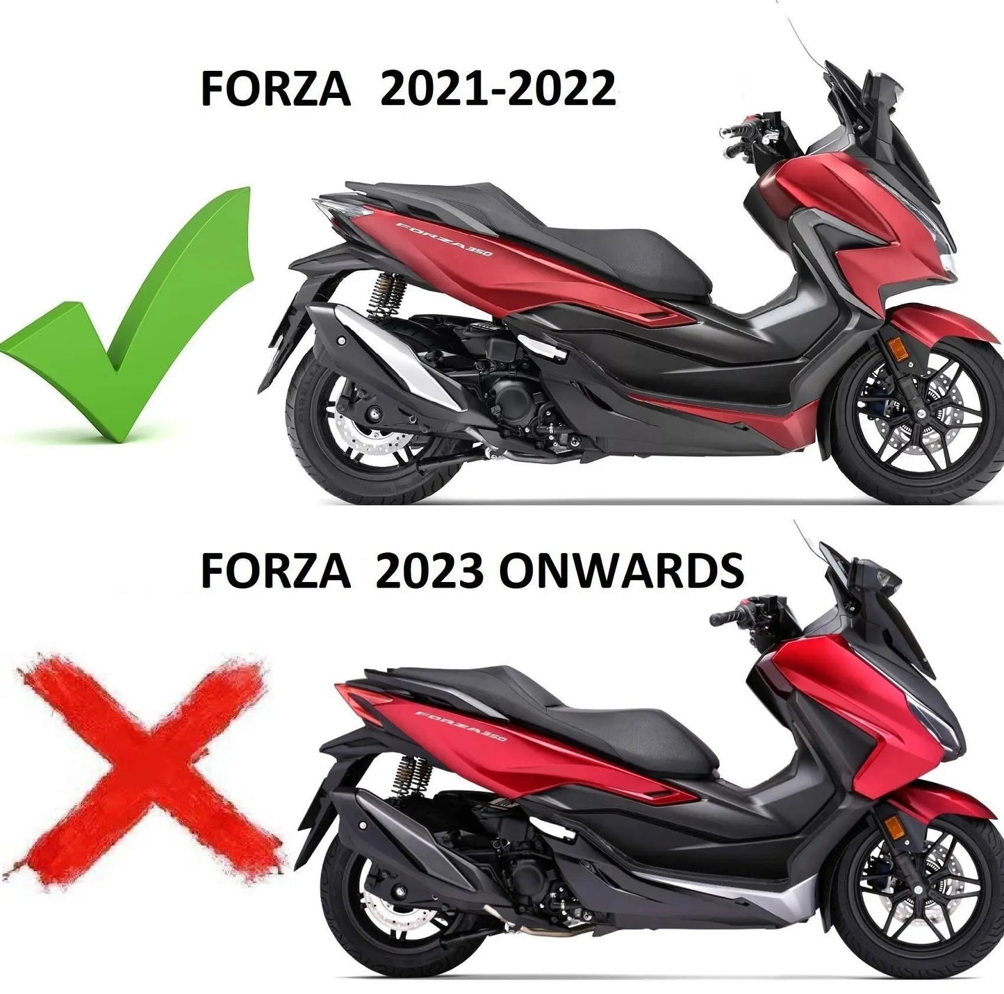 Honda Forza125 Forza 350 rear rack carrier 2021-2022 ONLY