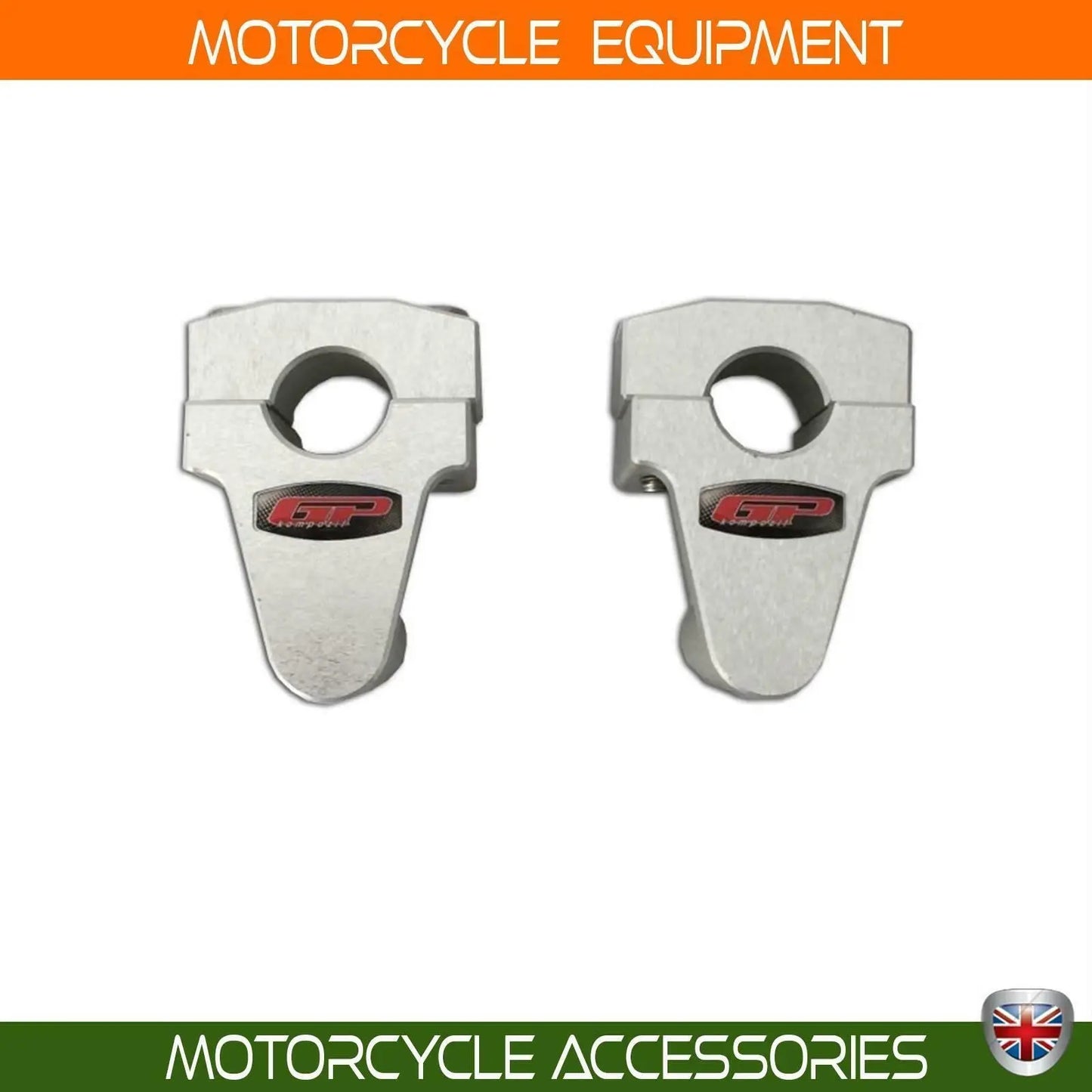 Motorcycle handle bar handle bar mount clamps riser