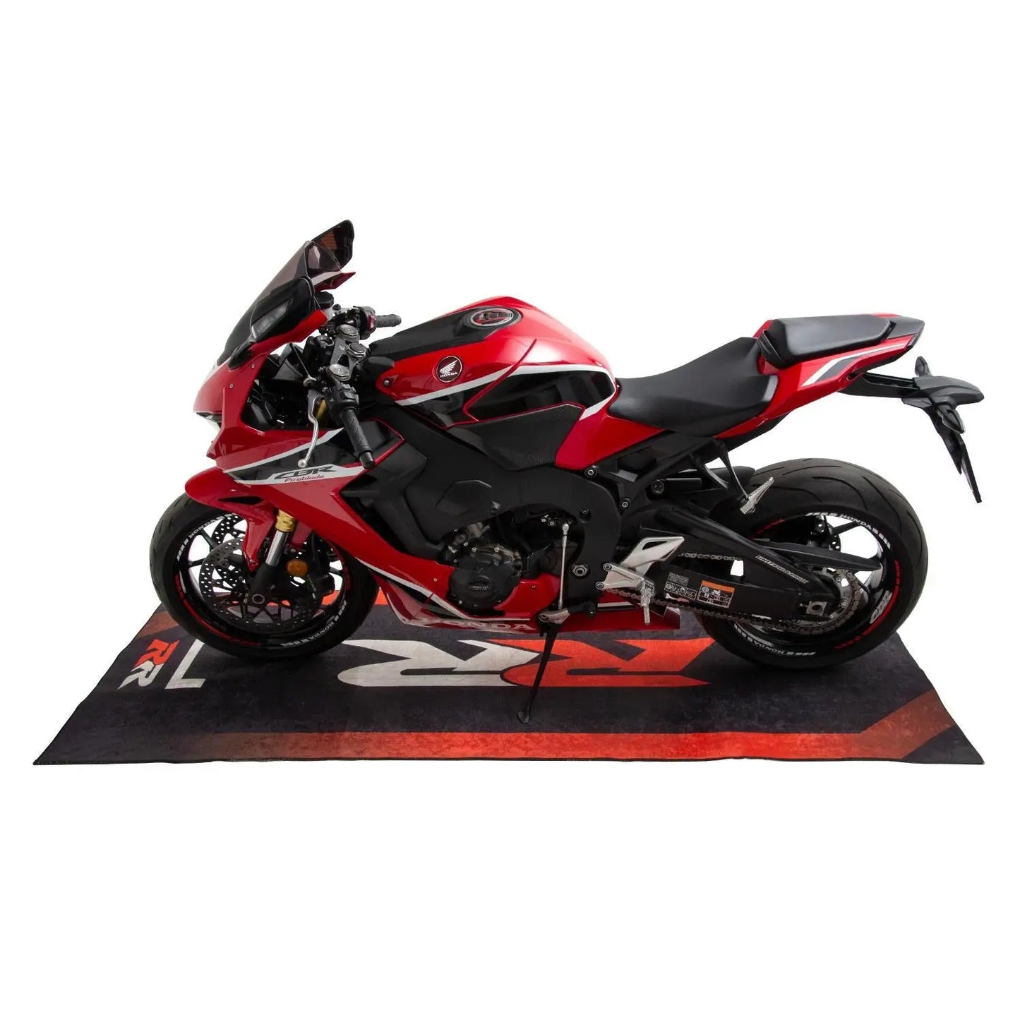 Honda RR Motorcycle Workshop Mat Garage Floor Rug 205x93 cm