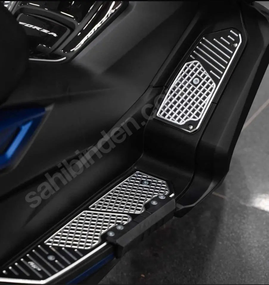Honda Forza 125/250/300/350 footrests aluminum mats floorboard pads pairs 18-25