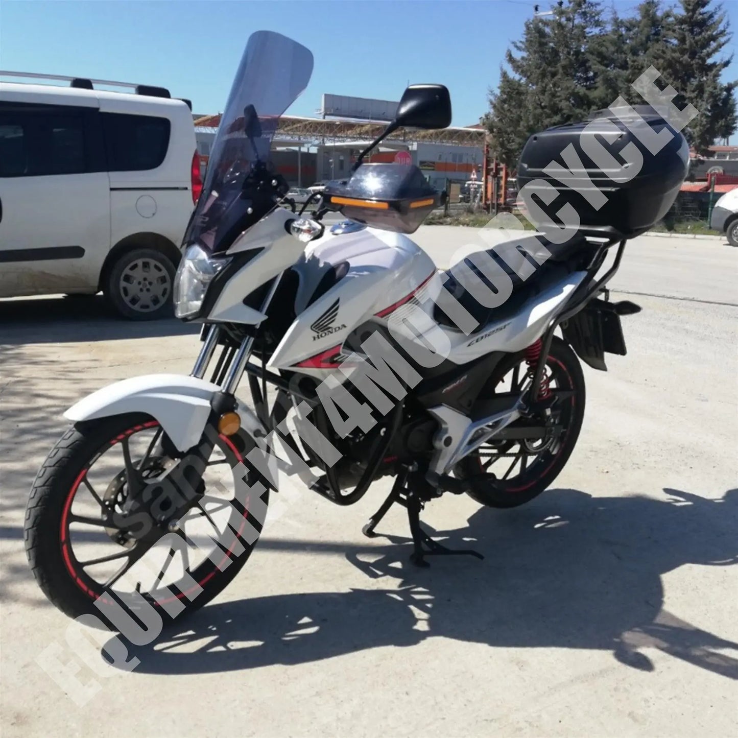 Honda CB125F windscreen 56 cm Compatible Between 2015-2020 ONLY