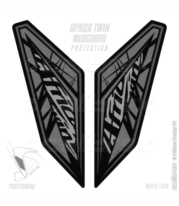 HONDA CRF1000L AFRICA TWIN BLACK FAIRING PROTECTION FULL SET 16-19