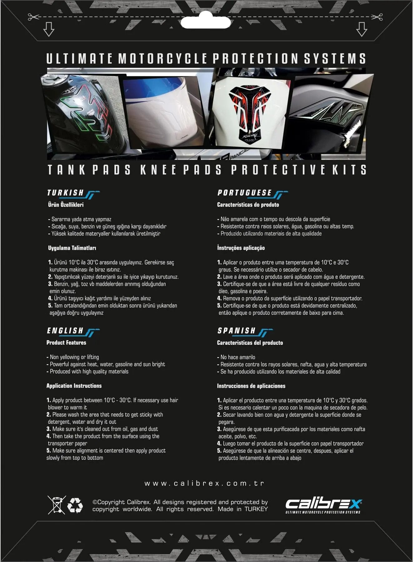 YAMAHA X-MAX FAIRING PROTECTIONS TRIO NIGH FLUO 3-D SET 2018-2022