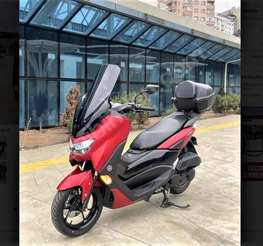 Windscreen for Yamaha Nmax125 Smoke 2021-2024 Tall 72 CM