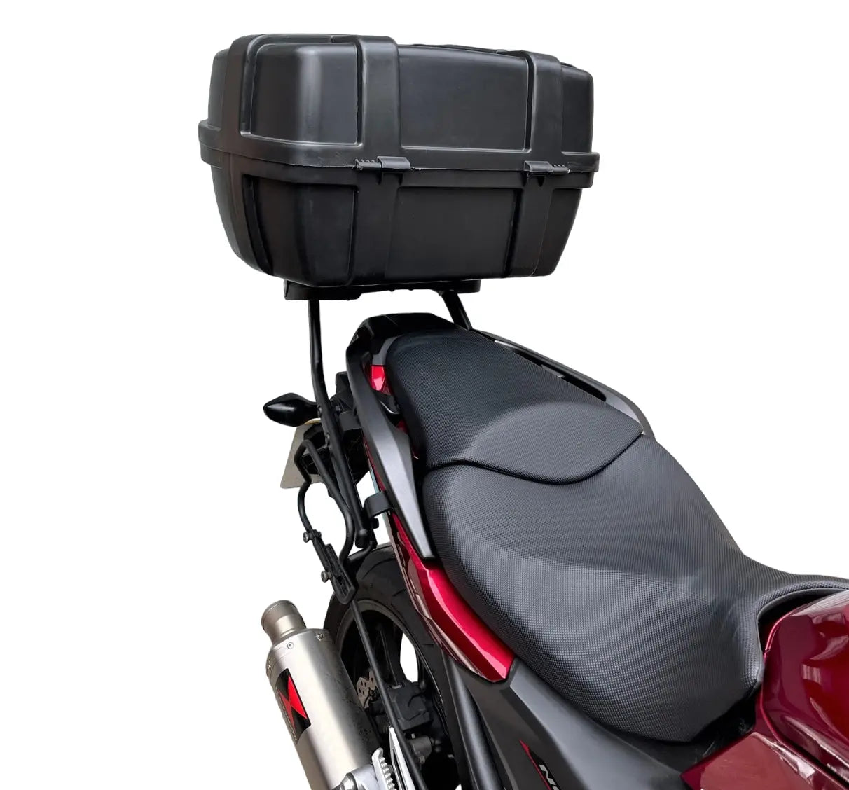 Topbox for motorcycle 52 LT universal DIRECT INSTALLATION WITHOUT FITTING PLATE