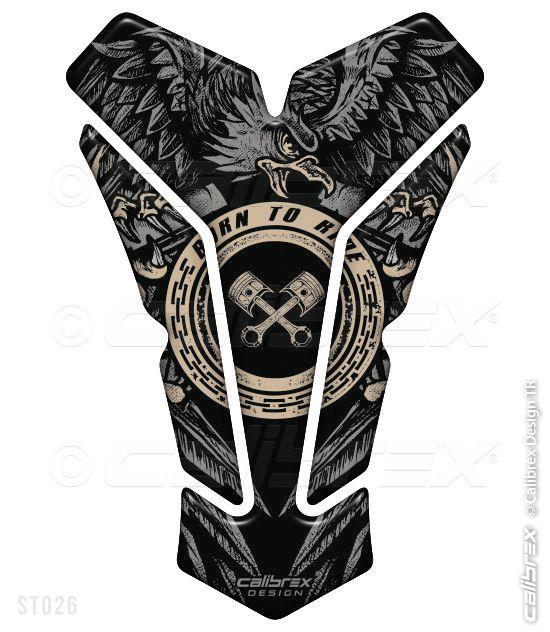 Universal Tank Pad Born To Ride