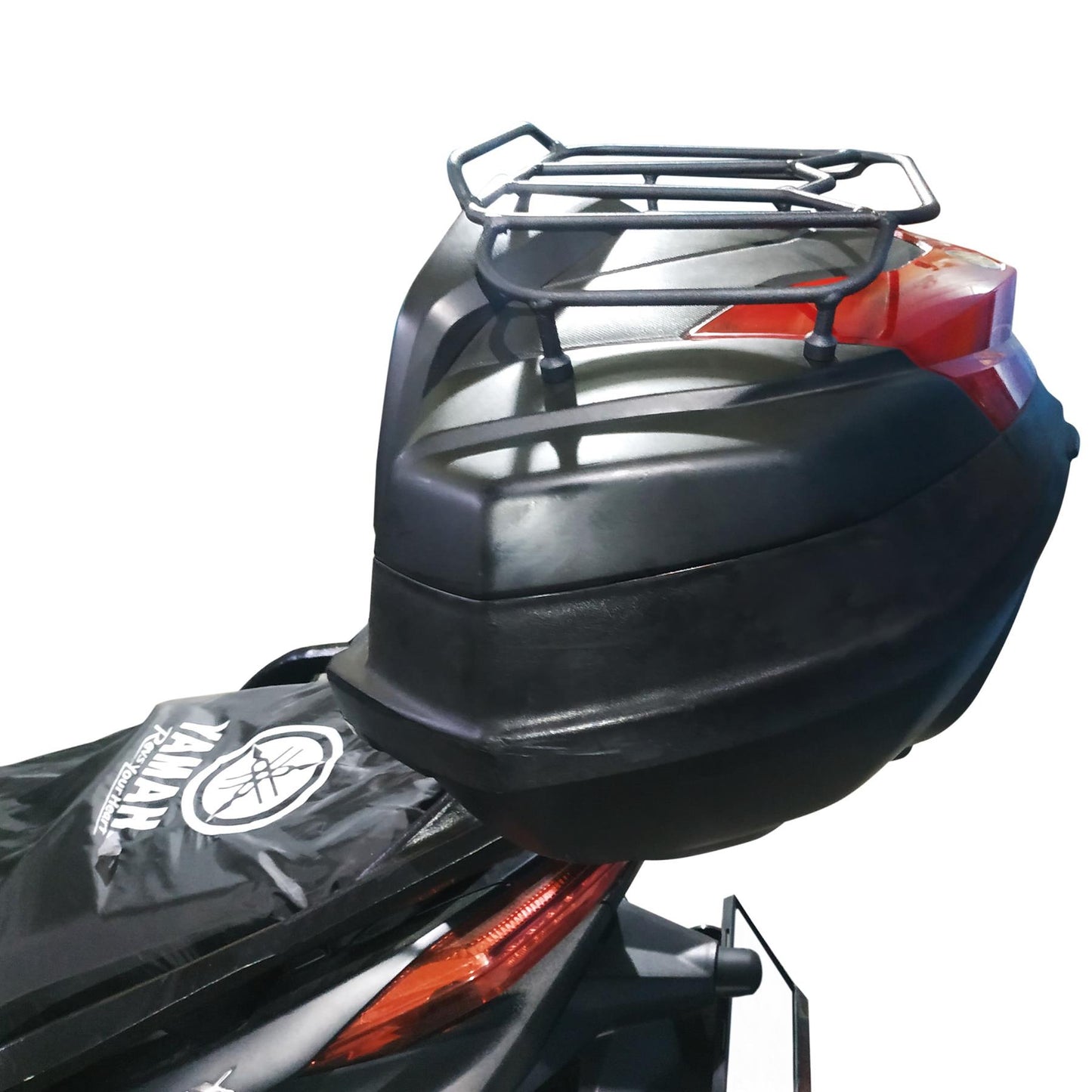 Metal top rack for top box compatible with Yamaha genuine 50 LT top box