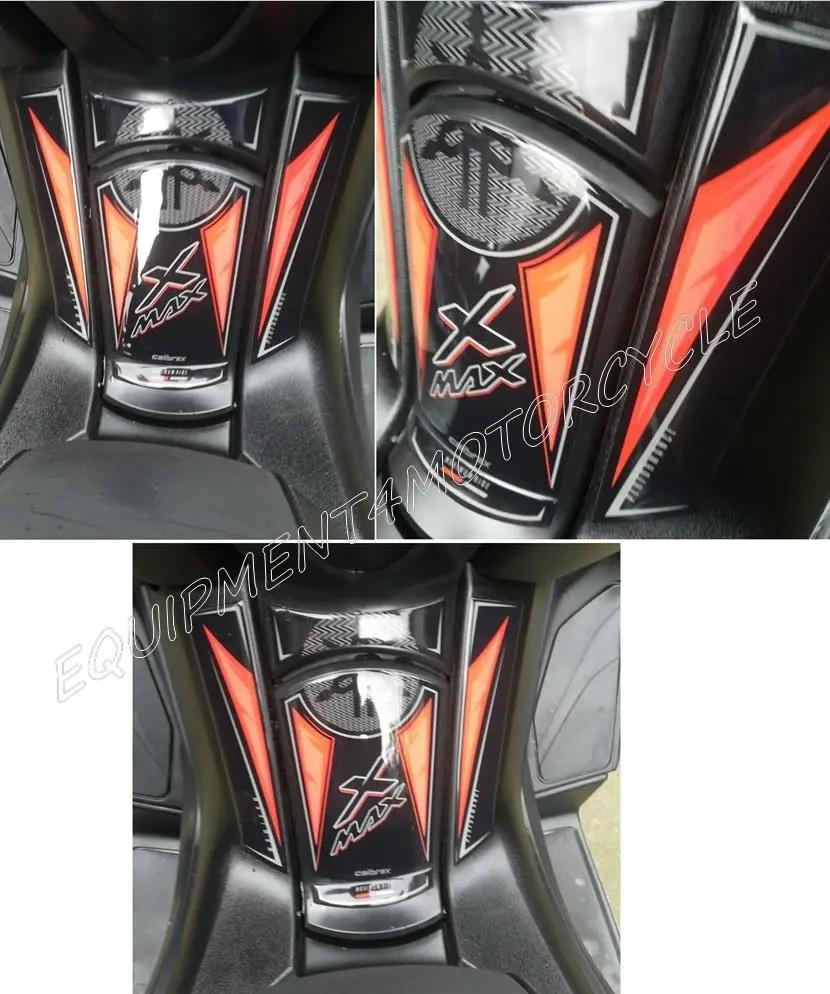 YAMAHA X-MAX FAIRING PROTECTIONS RED 3-D SET 2018-2022