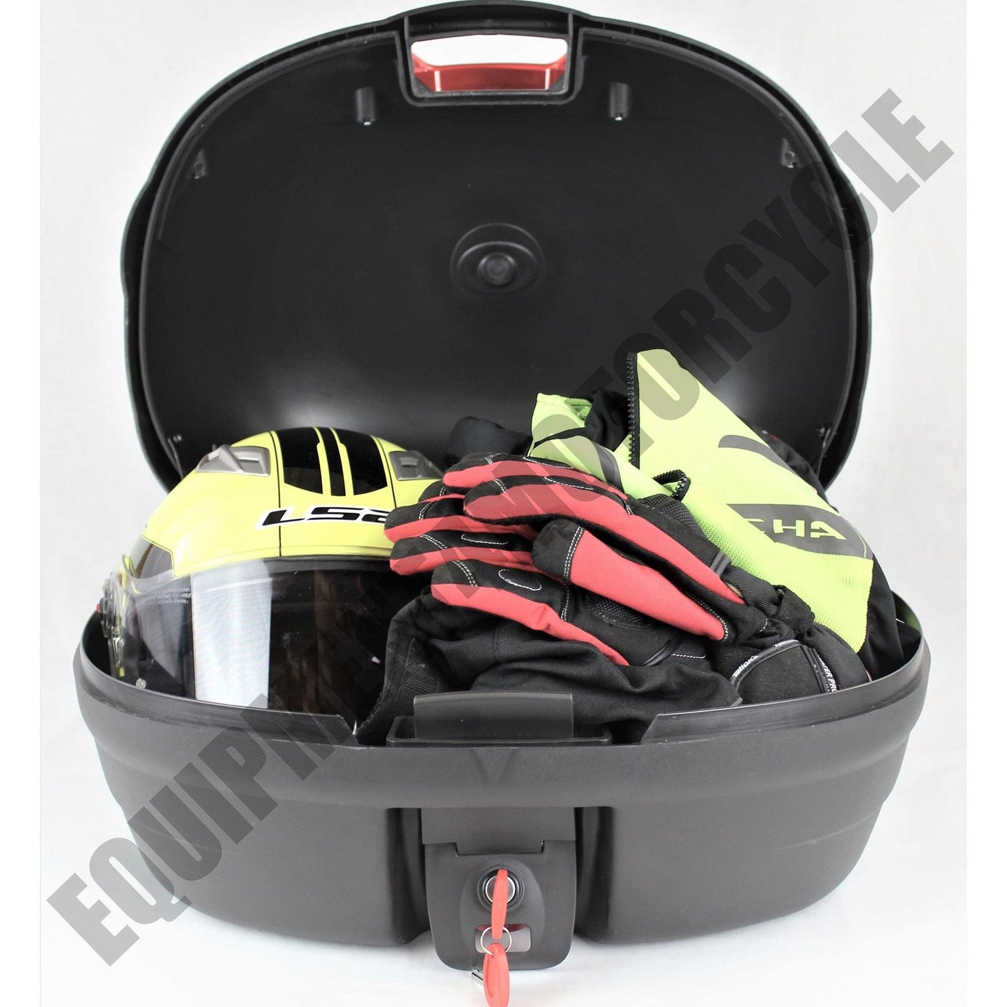 KTM DUKE rear rack luggage carrier + 46 LT TOP CASE SET - ALL IN ONE