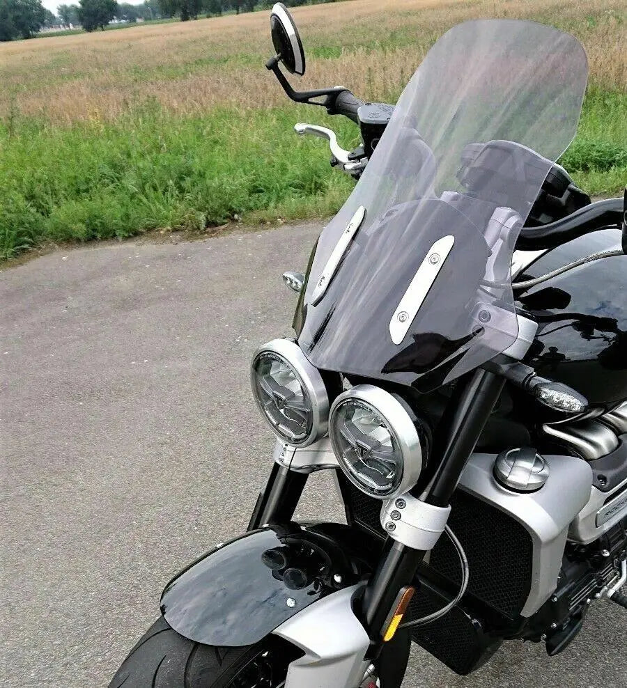 Triumph Rocket3R/Rocket3GT windscreen 46 cm smoke 2020-2024