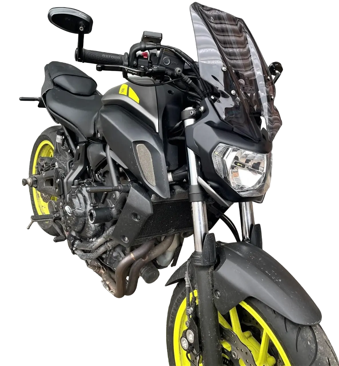 Yamaha MT07 windscreen 2018-2020 dark smoke 42 CM