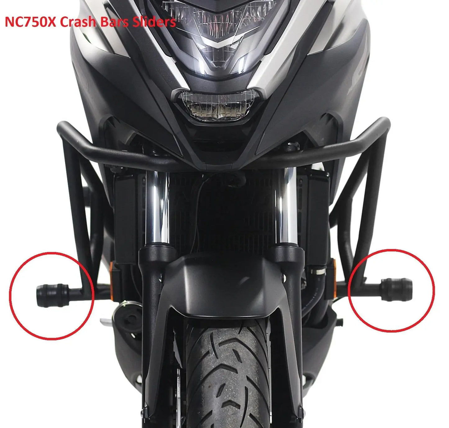 Crash Bars End Sliders Pair Replacement Parts Fits GP Kompozit Crash Bars