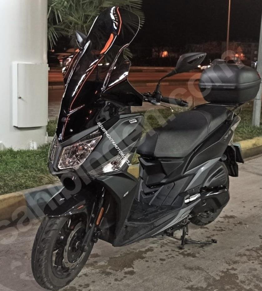 SYM JET14 50-125-200 smoke 65 cm windscreen covers hand 17-21