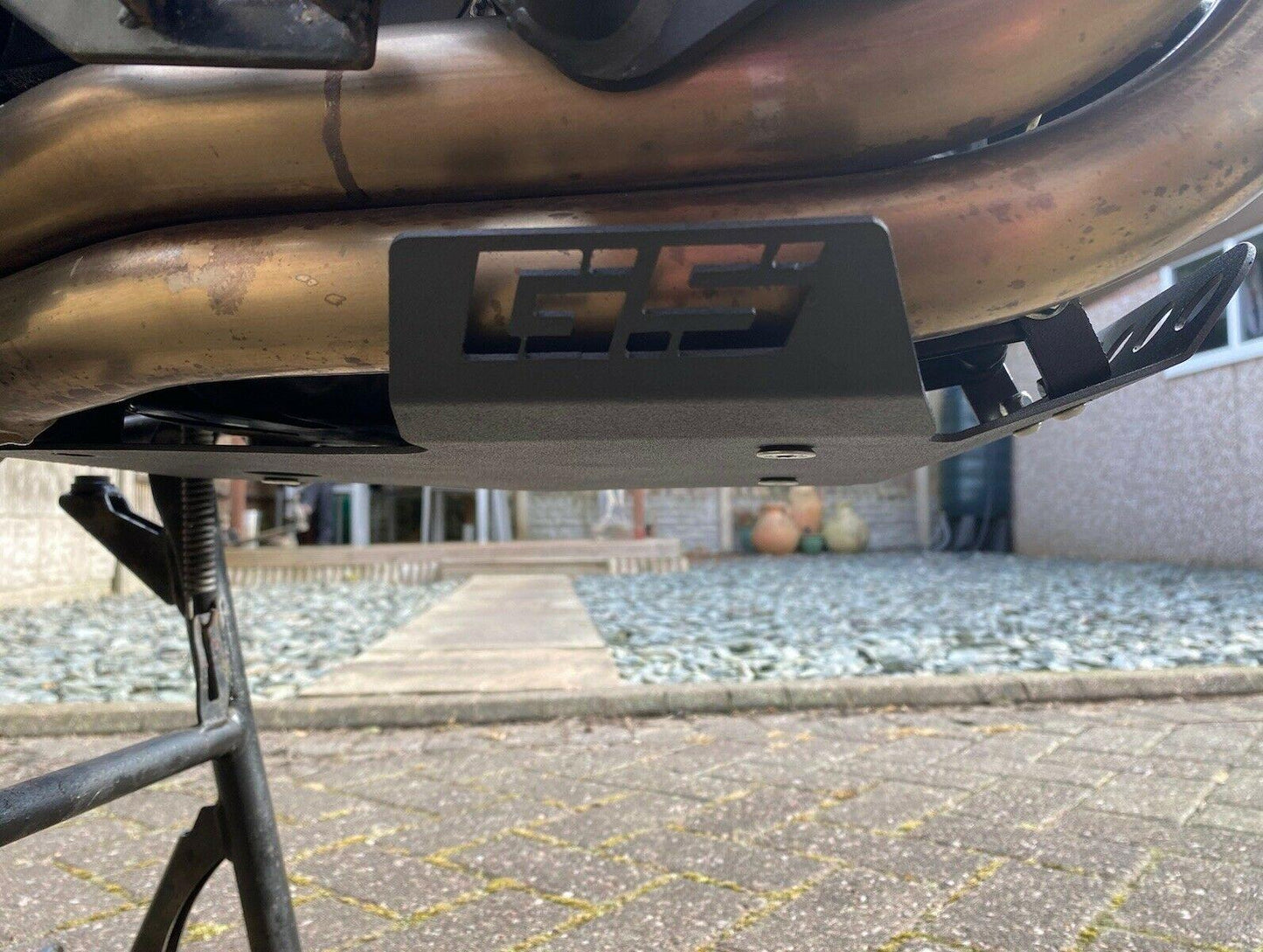 BMW F800 GS engine guard case cover bush guard skid plate 2008-17