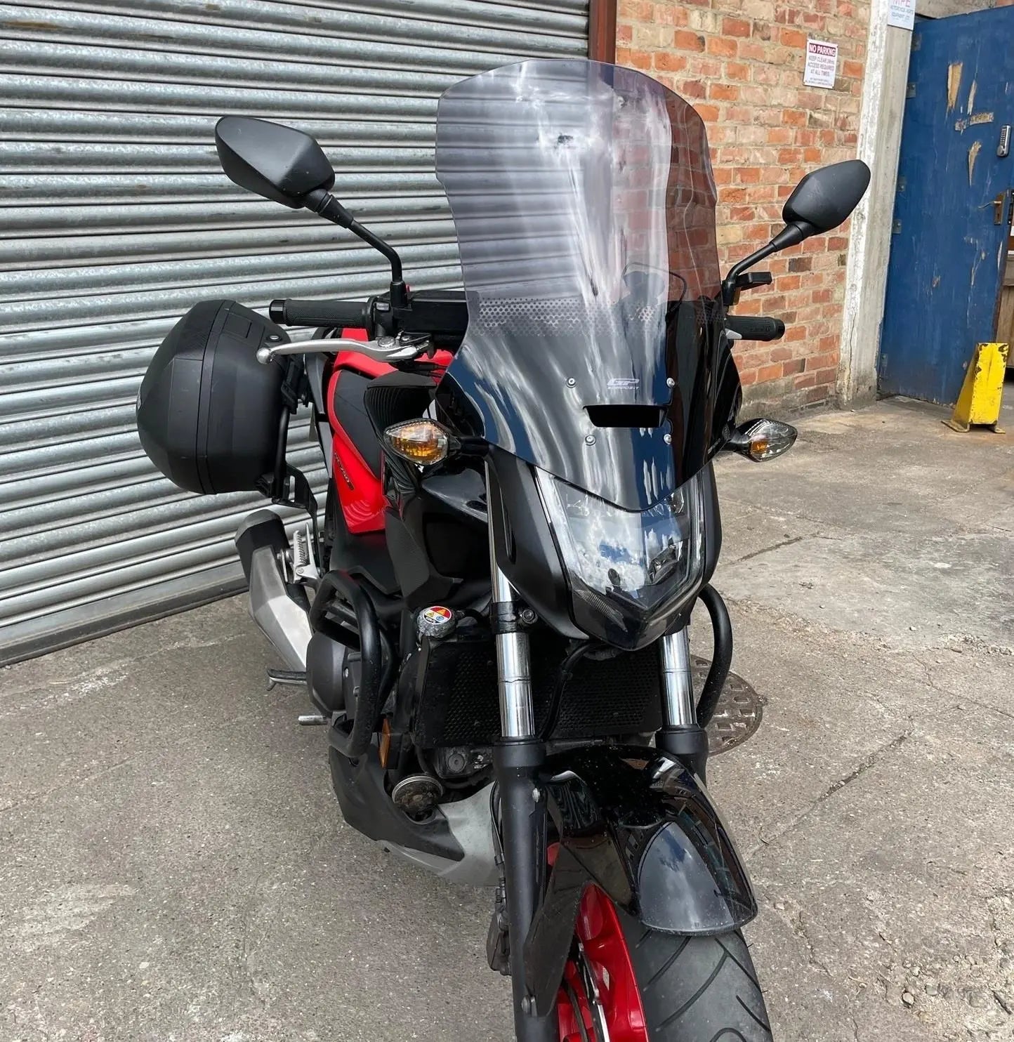 Honda NC750S windscreen NC 750S touring windshield 58 cm smoke 12-21