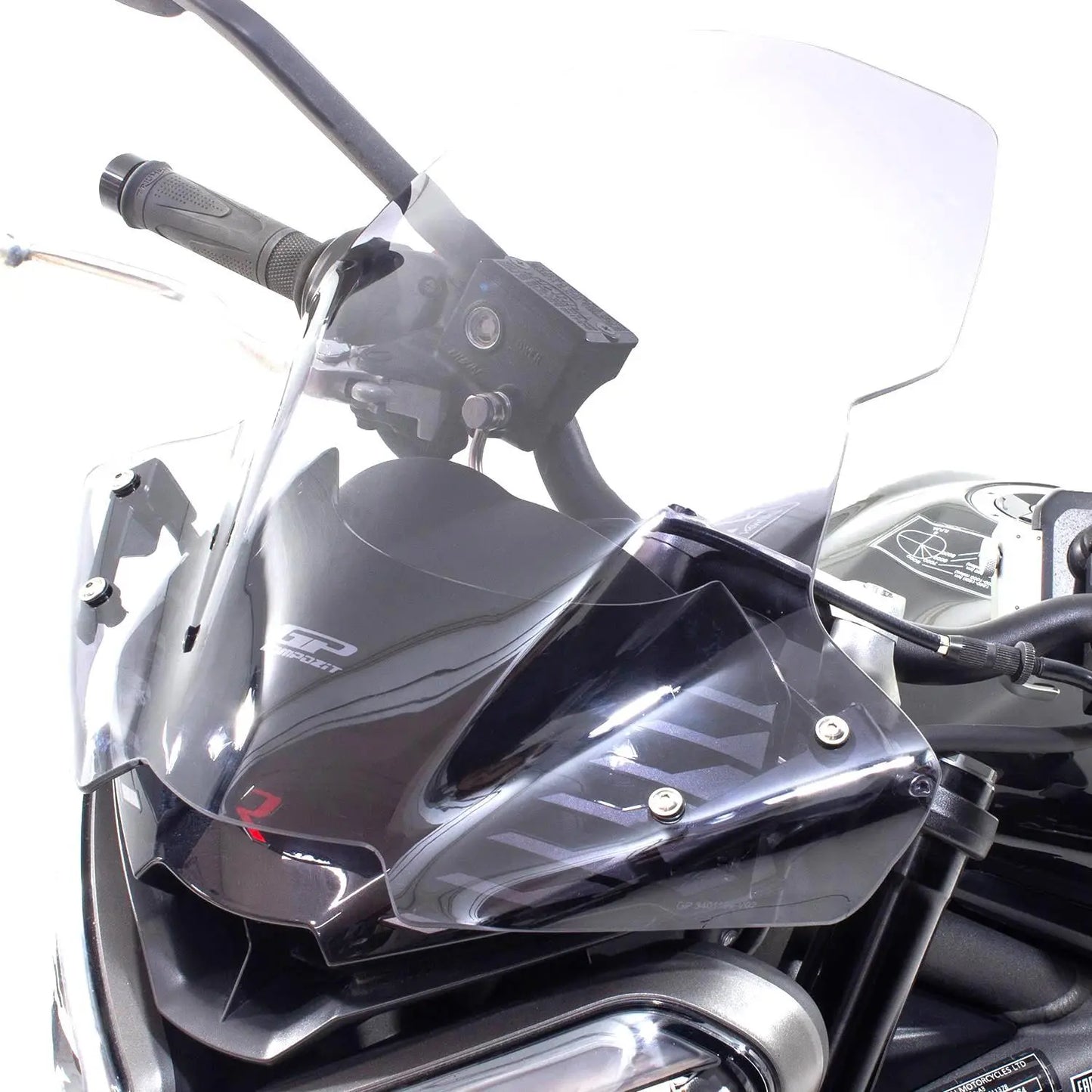 Triumph Street Triple R/RS/S660 17-19/Speed Triple 18-20 windscreen 44 cm Clear