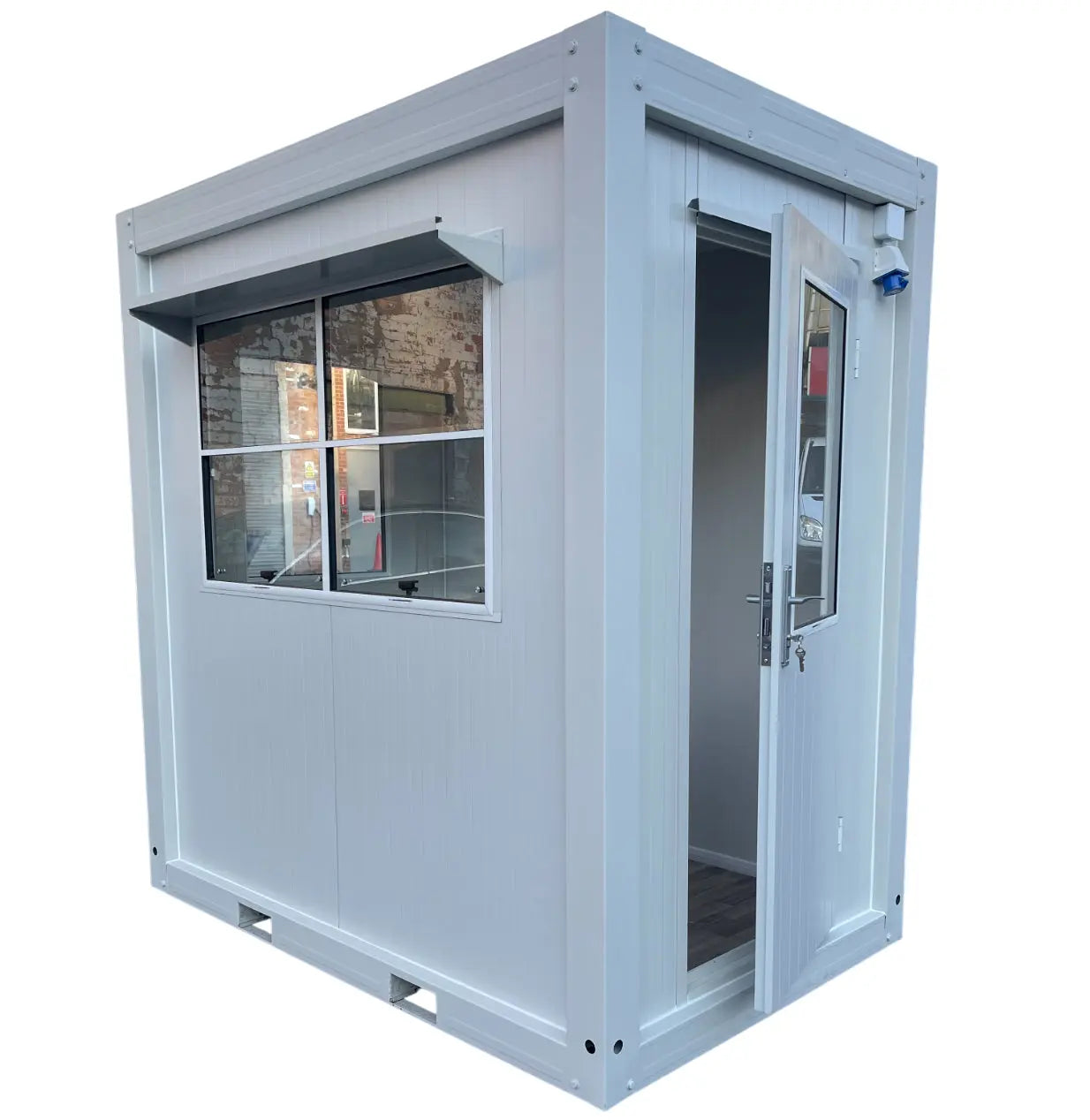 Kiosk Ticket Booth Security Portable Cabin Modular Gate House Carpark Hut