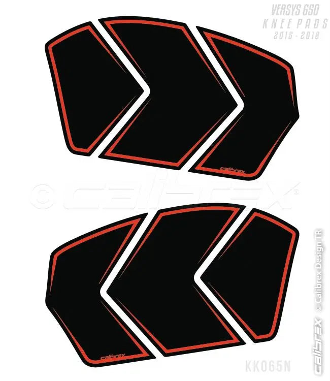 Kawasaki Versys KLE 650 Fairing Protection Set Red 15-21