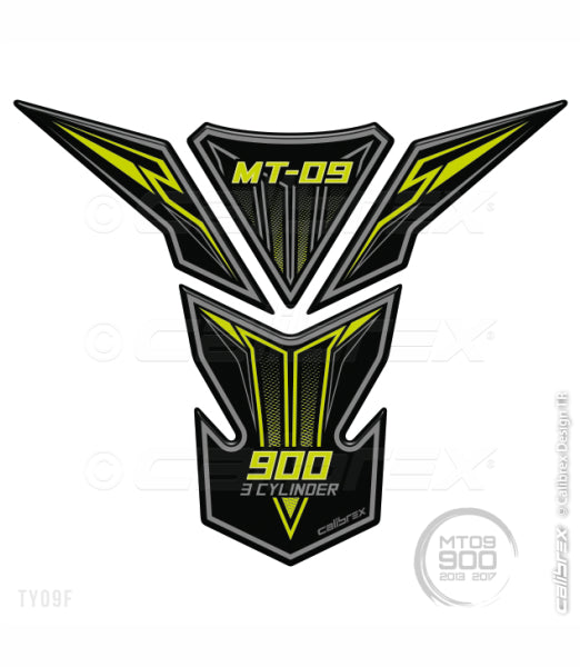 YAMAHA MT09 FAIRING PROTECTION SET NIGHT FLUO 13-21