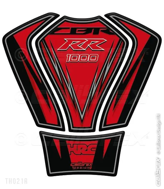 Honda CBR1000RR tank pad protection red 2008-16
