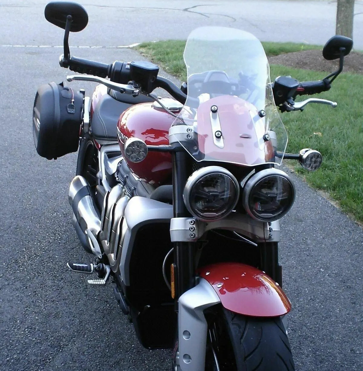 Triumph Rocket3R/Rocket3GT windscreen 46 cm clear 2020-2024