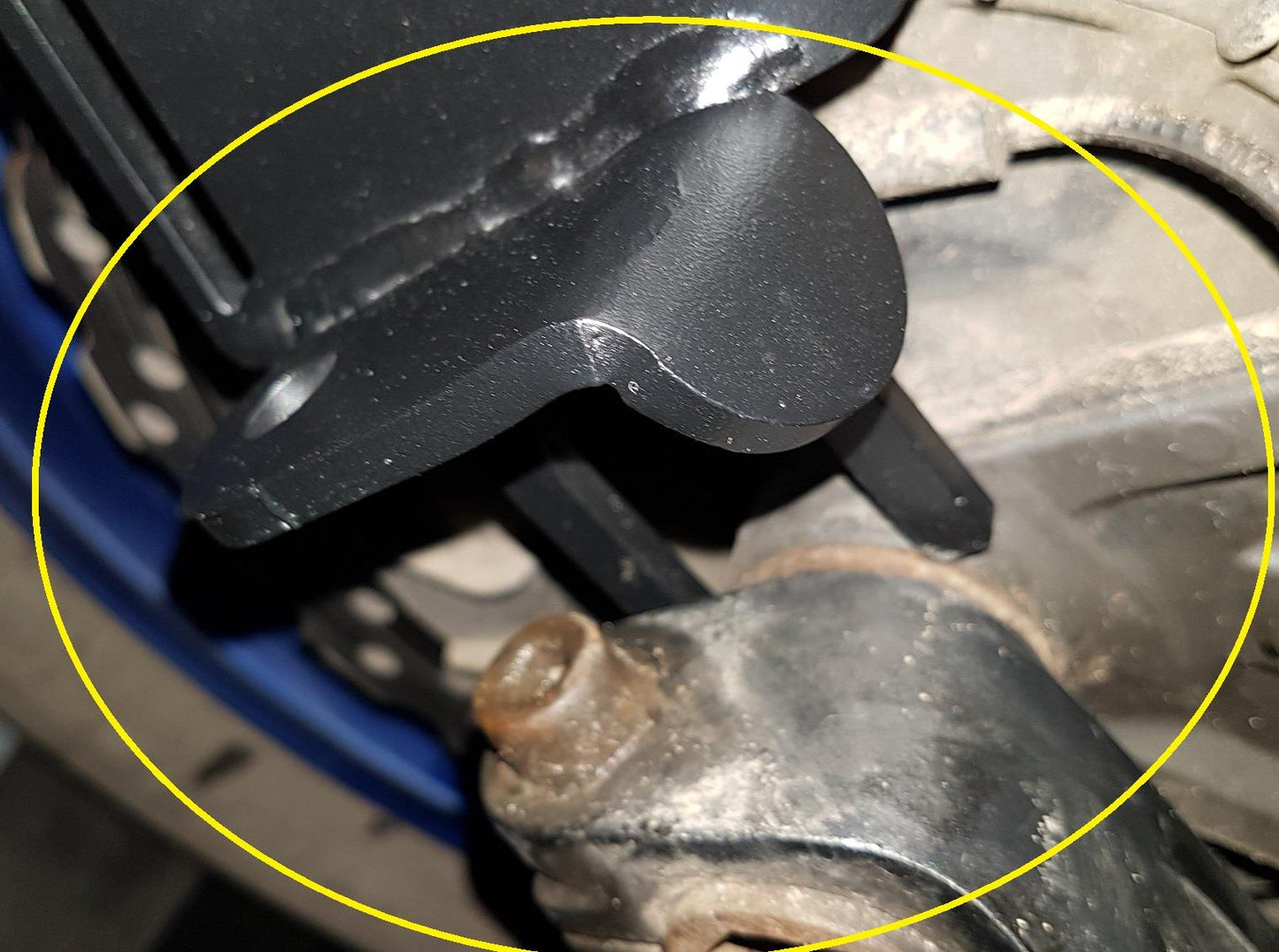 Yamaha XT1200Z Super Tenere rear fender splash guard 2010-20 *DEFECTIVE ITEM