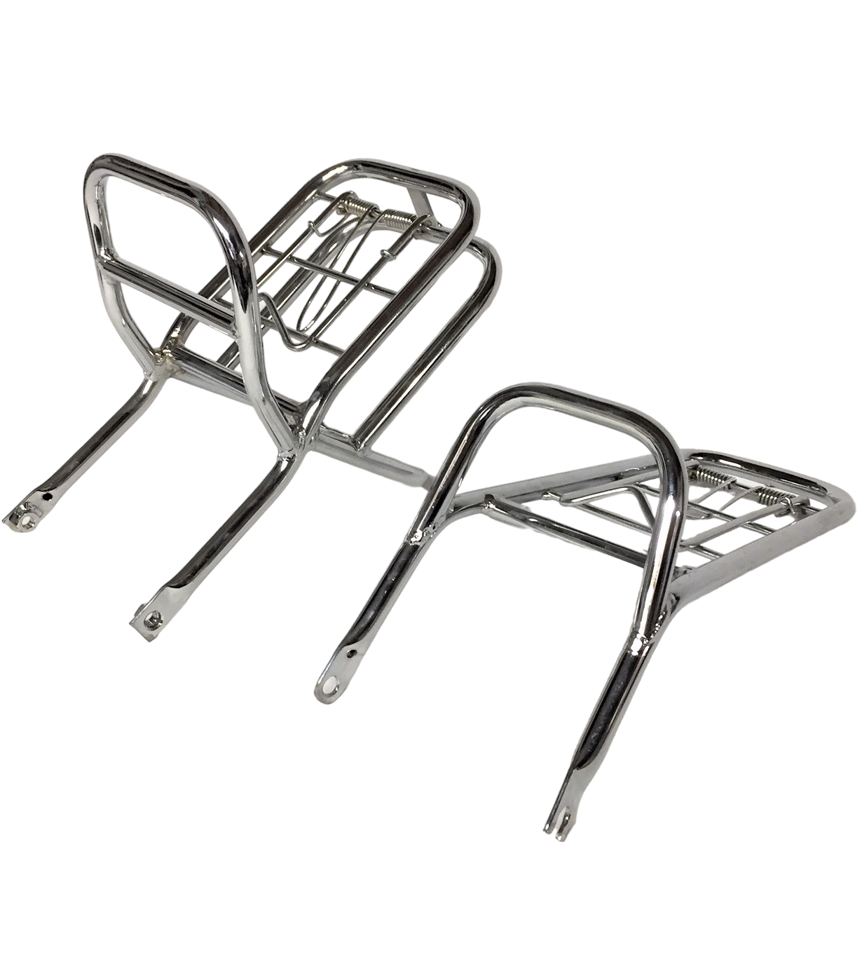Honda Cub C90/C70/C50 rear and middle racks pair chrome coated 1983-2002