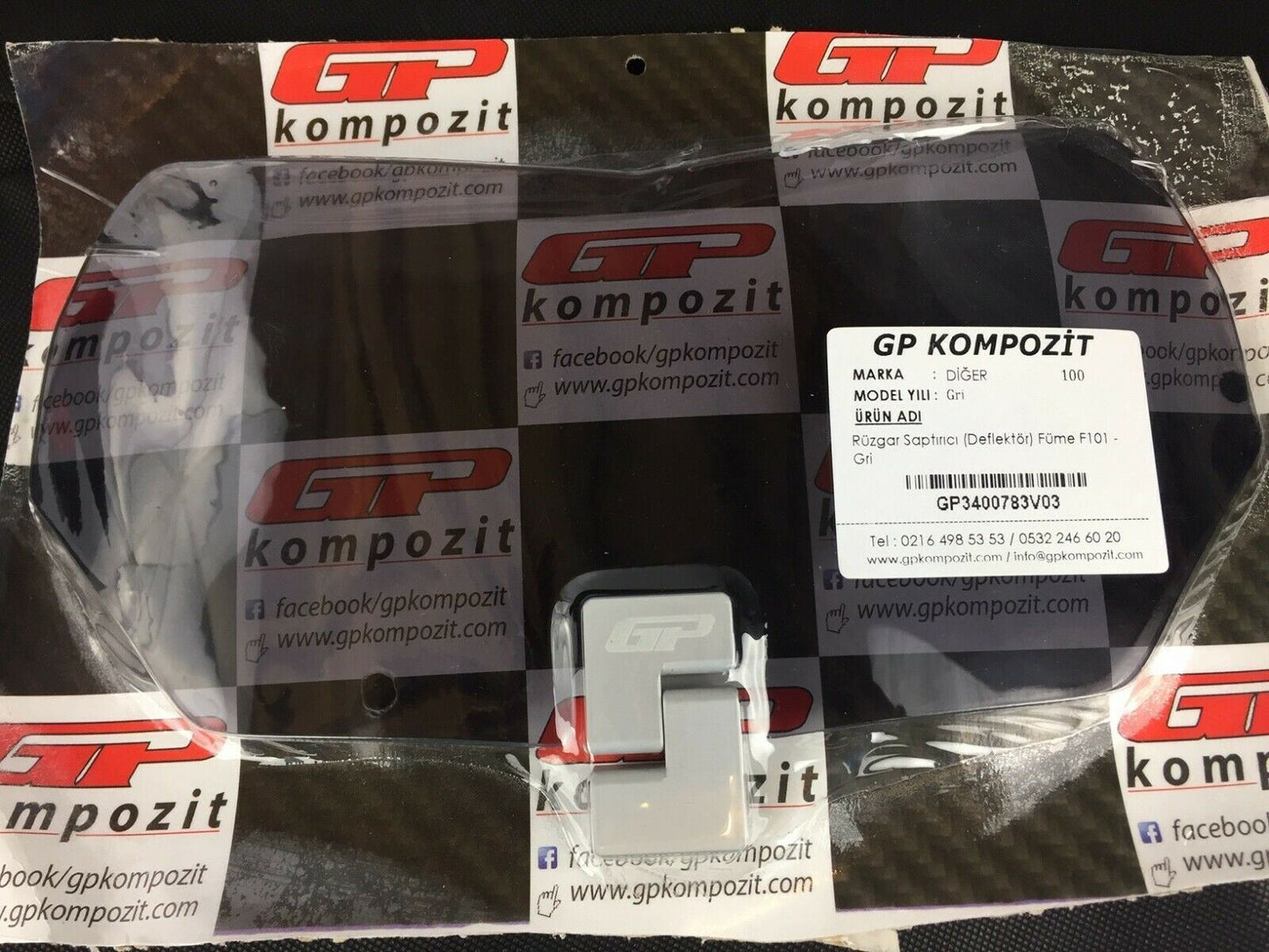 Universal clip on windshield screen extension wind deflector 33 X 15 cm