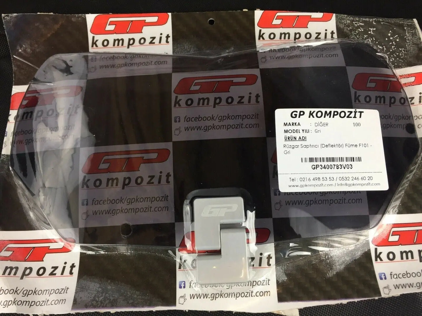 Universal clip on windshield screen extension wind deflector 33 X 15 cm