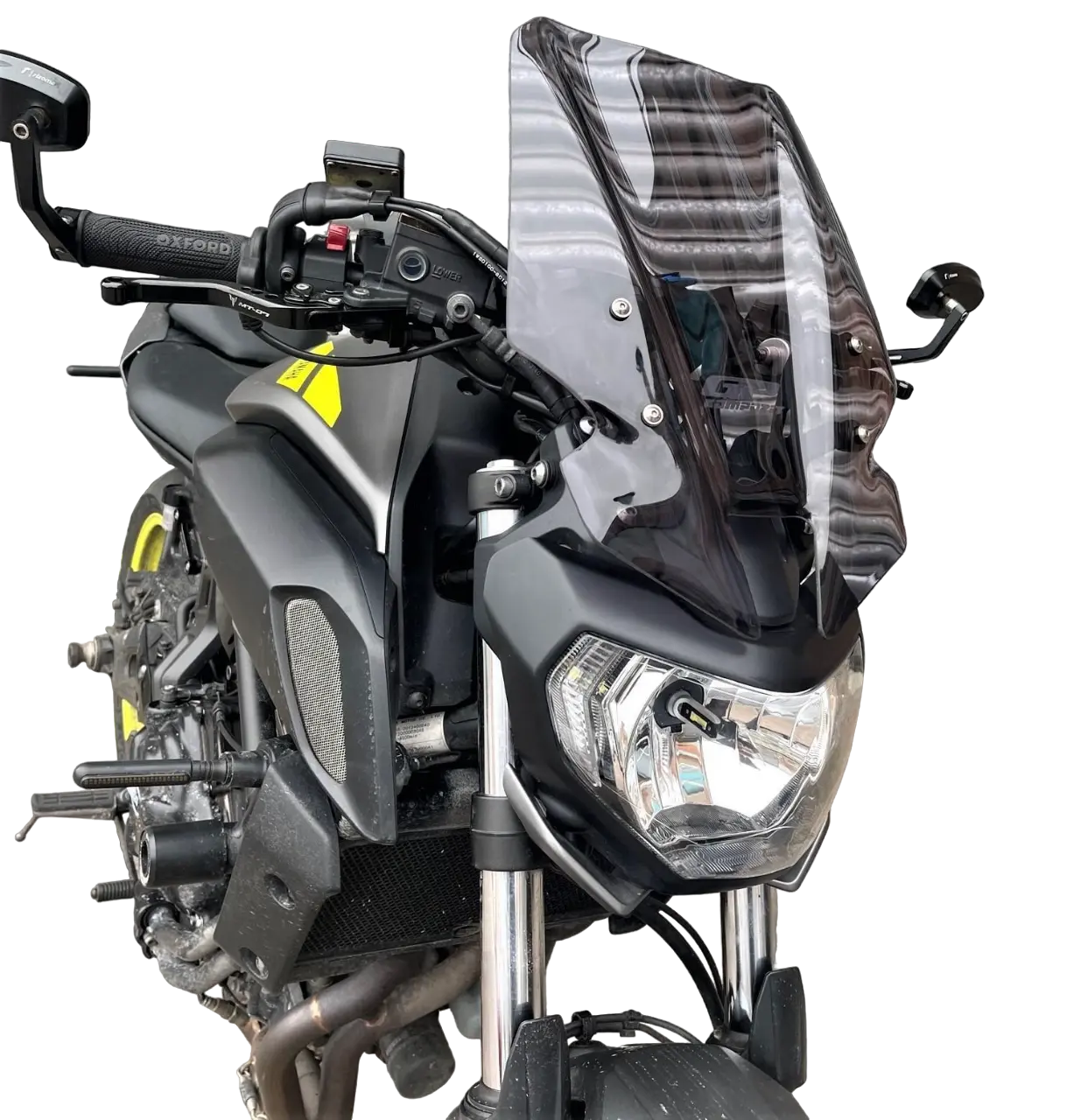 Yamaha MT07 windscreen 2018-2020 dark smoke 42 CM