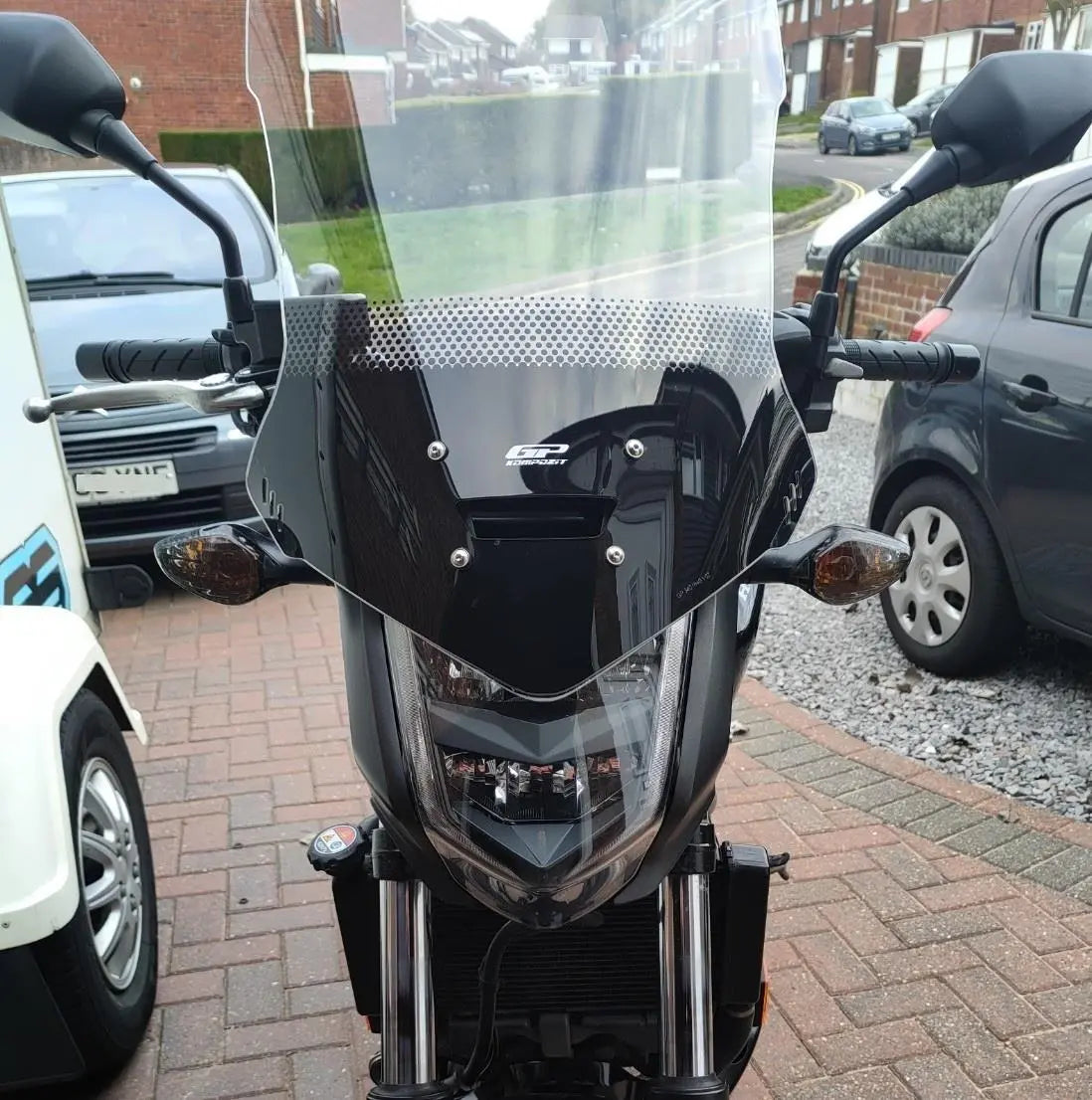 Honda NC750S windscreen NC 700S touring windshield 58 cm Clear 12-21