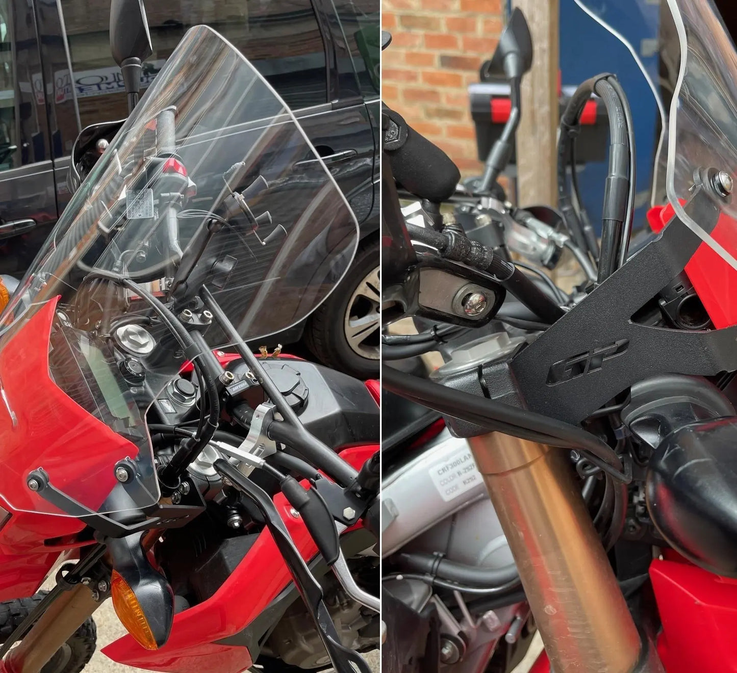 CRF250L CRF300L Windscreen Clear 48 cm 2012-2024