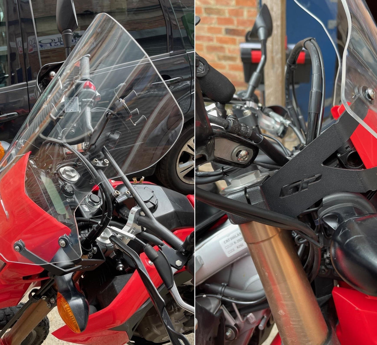 CRF250L CRF300L Windscreen Clear 48 cm 2012-2026