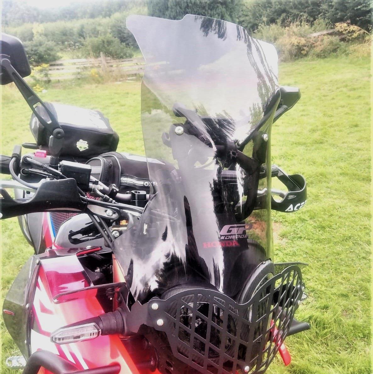 Windscreen for Honda CRF 250/300 Rally 59 cm Smoke 2017-2025