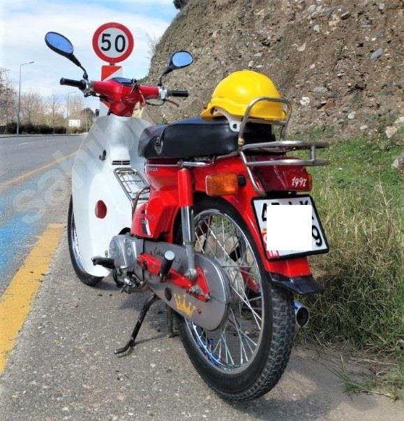 Honda Cub C90/C70/C50 rear and middle racks pair chrome coated 1983-2002