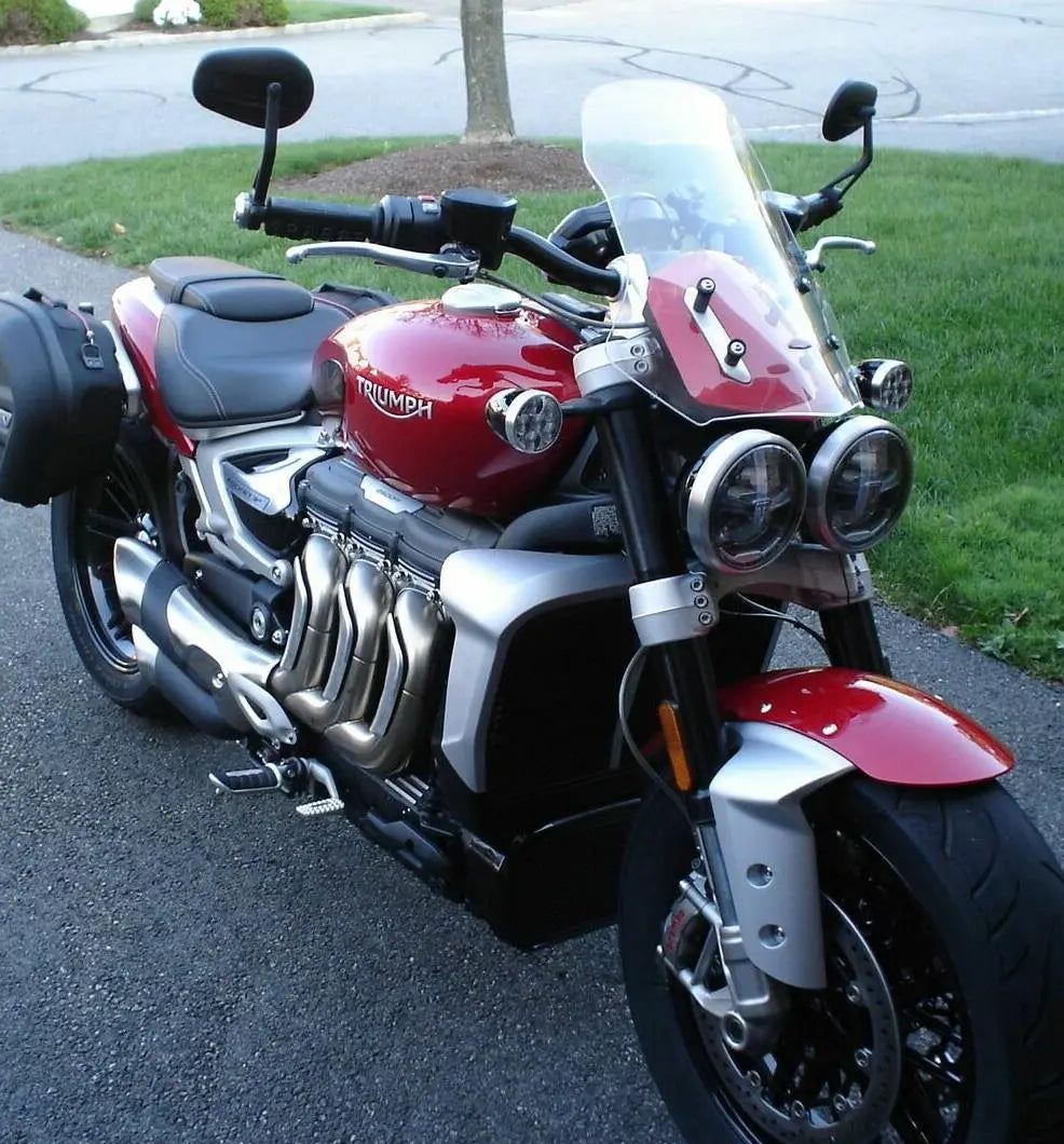 Triumph Rocket3R/Rocket3GT windscreen 46 cm Clear 20-24