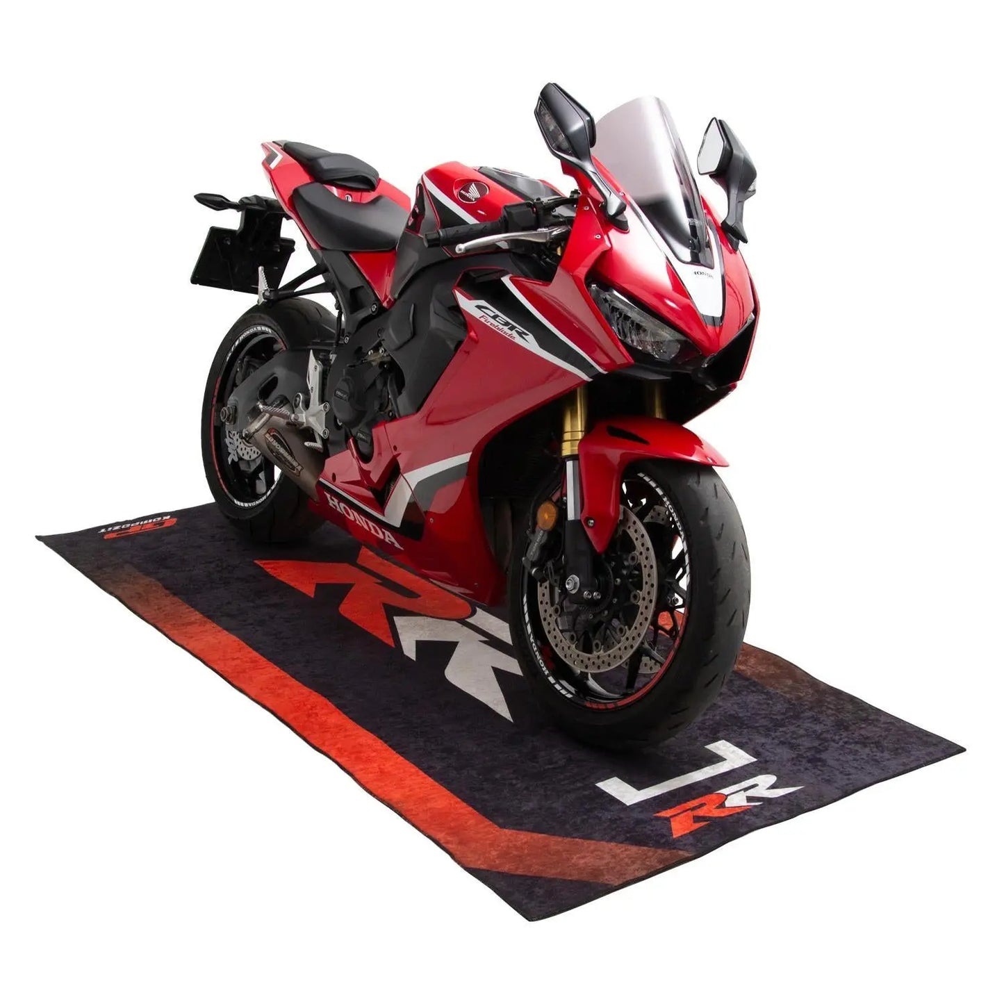 Honda RR Motorcycle Workshop Mat Garage Floor Rug 205x93 cm