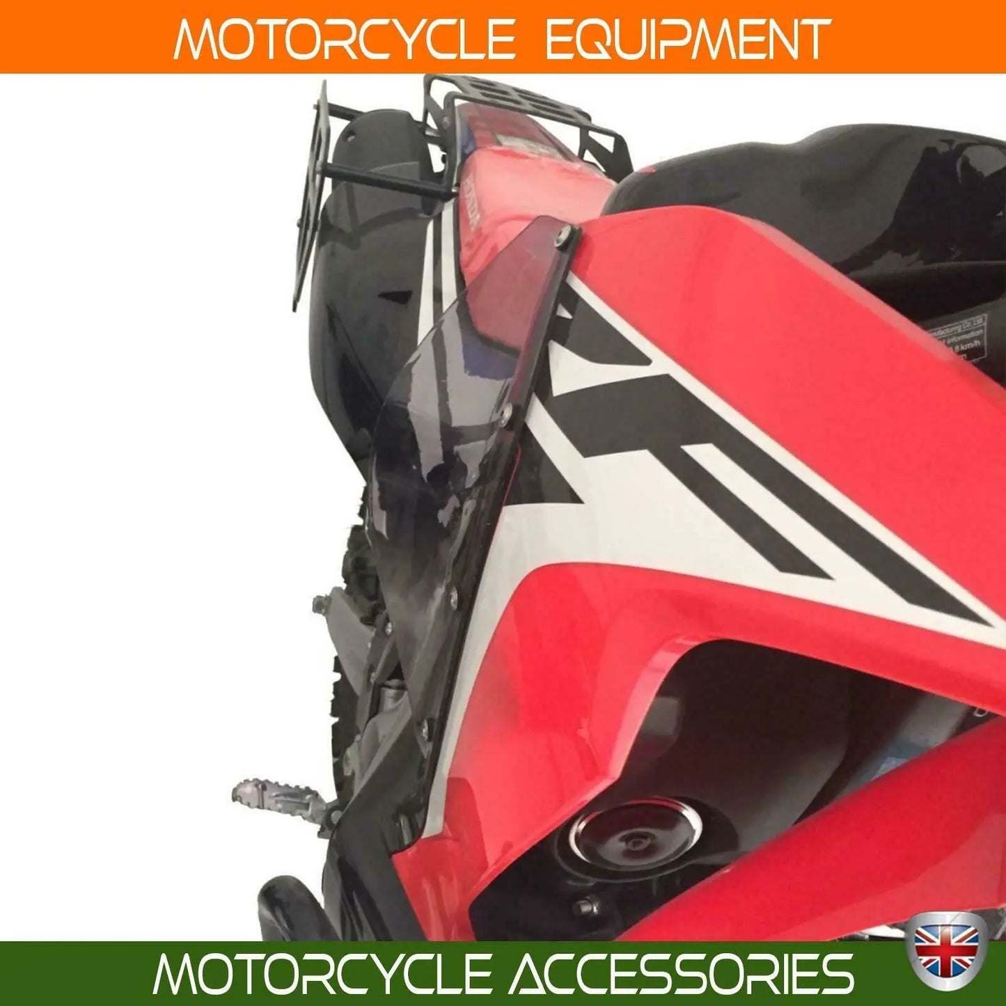 Honda CRF250 Rally Leg Guards Leg Wind Deflectors Smoke 17-20