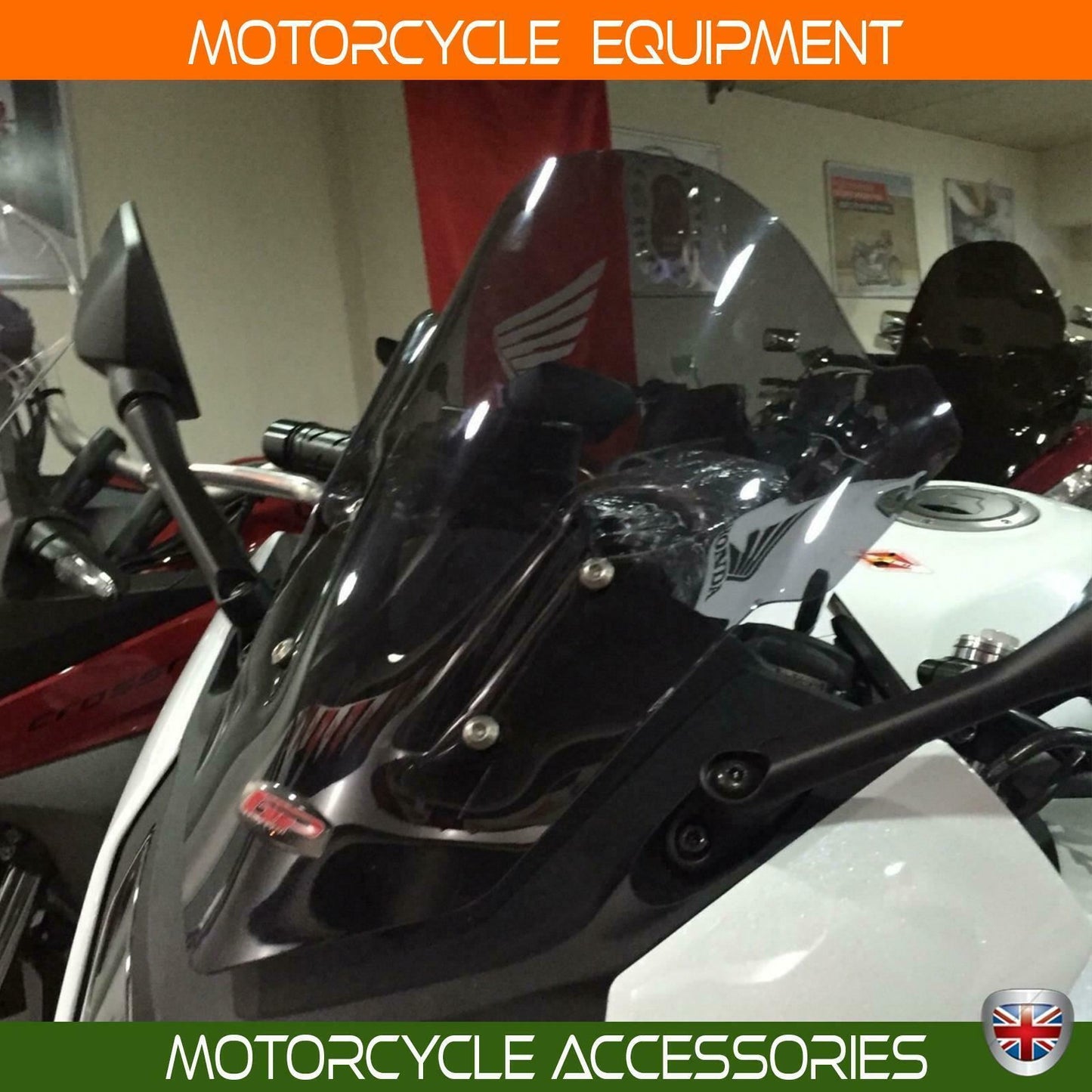 Honda CBR 650F windscreen smoke 2014-18 European made