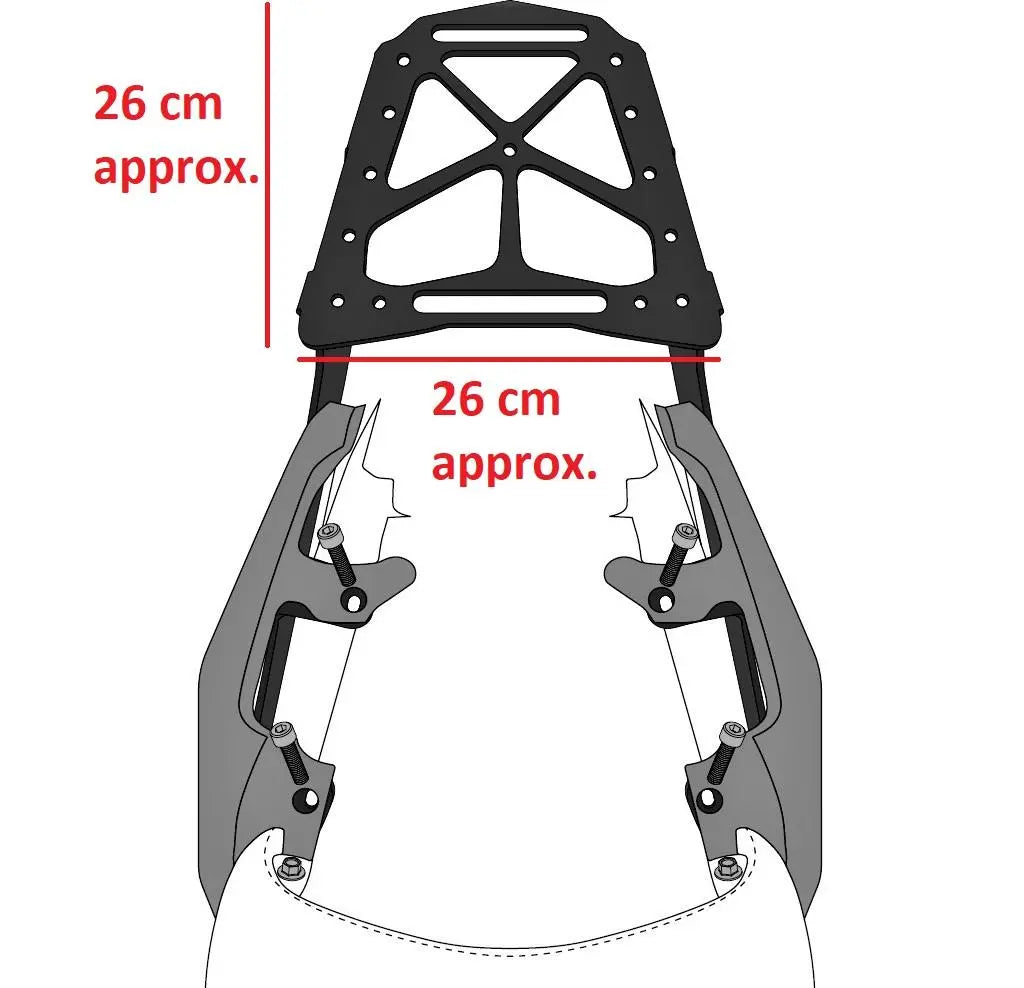 Honda NC750X Rear Rack luggage carrier 2021-2025