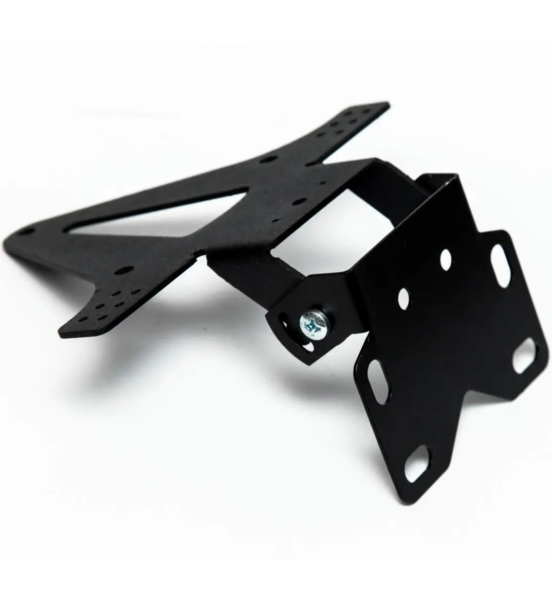 Motorcycle Adjustable Folding License-Plate Holder Tail Rear Light Bracket Mount