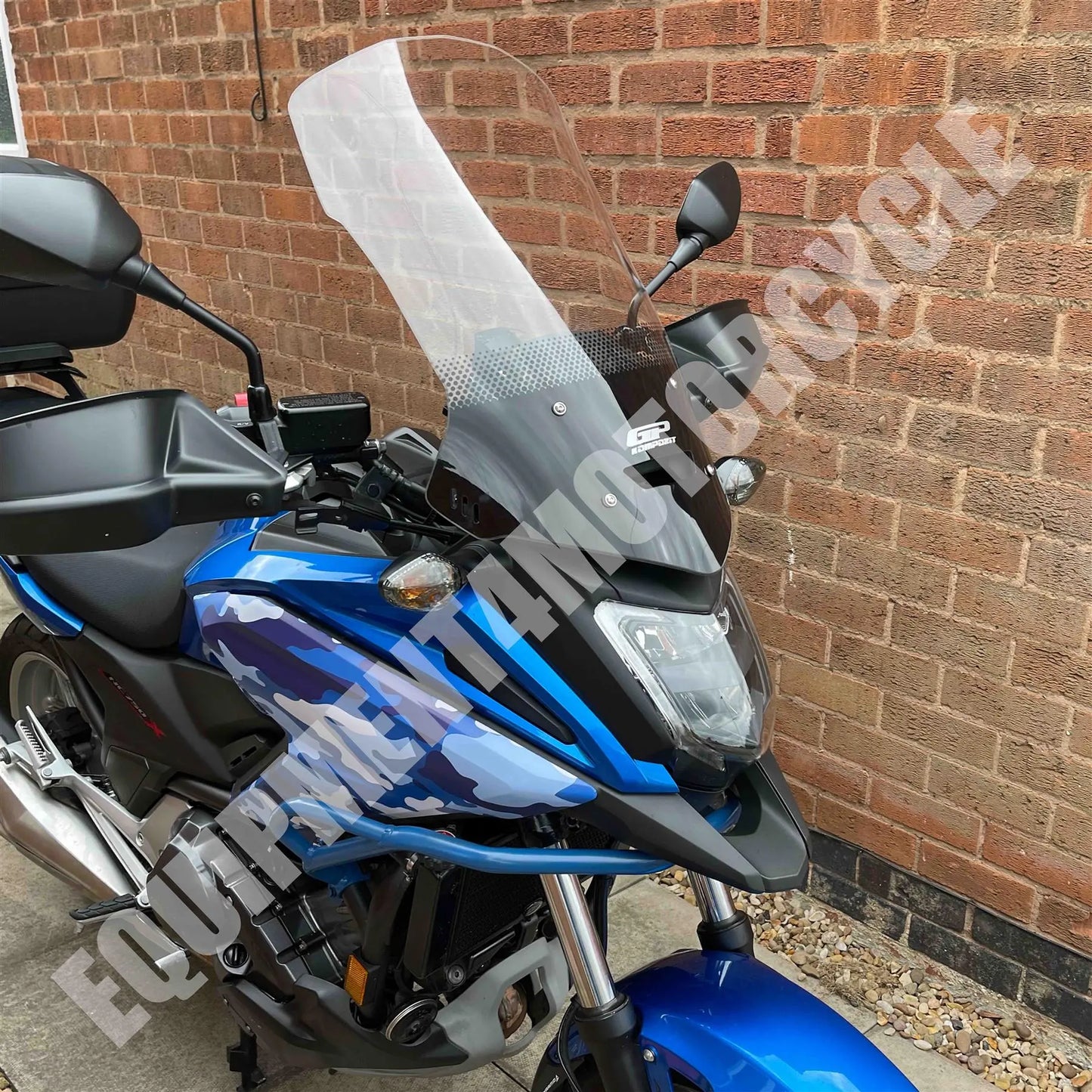 Honda NC750X touring windscreen 165 mm taller clear 16-20