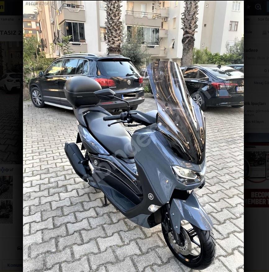 Windscreen for Yamaha Nmax125 Smoke 2021-2024 Tall 72 CM