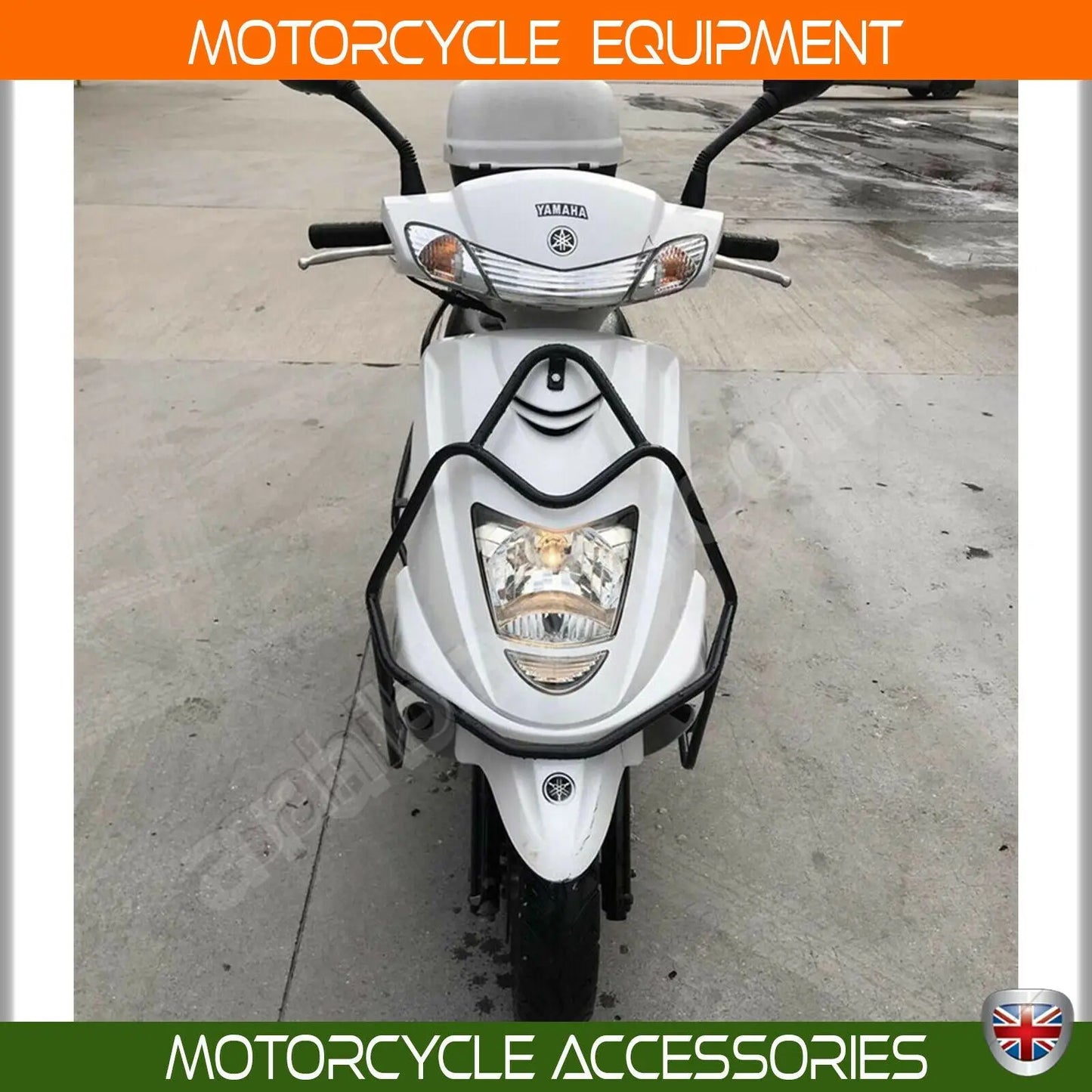 Yamaha Cygnus L crash bar front headlight fairing protection guard